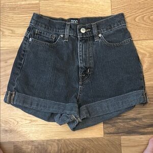 BDG Black Jean Shorts High-Waisted Vintage-Inspired